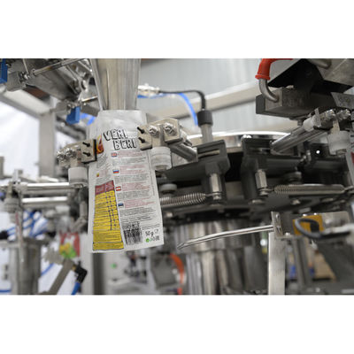 Vertical levántese la máquina rotatoria del envasado de alimentos congelado del bolso