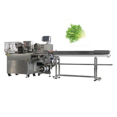 Empaquetadora horizontal de la legumbre de fruta fresca de la película plástica